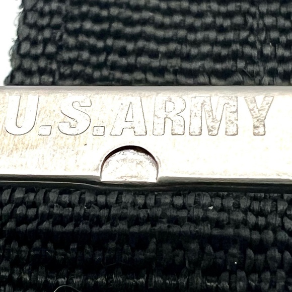 US Army Unisex  Black Silver Watch Working - Picture 8 of 9